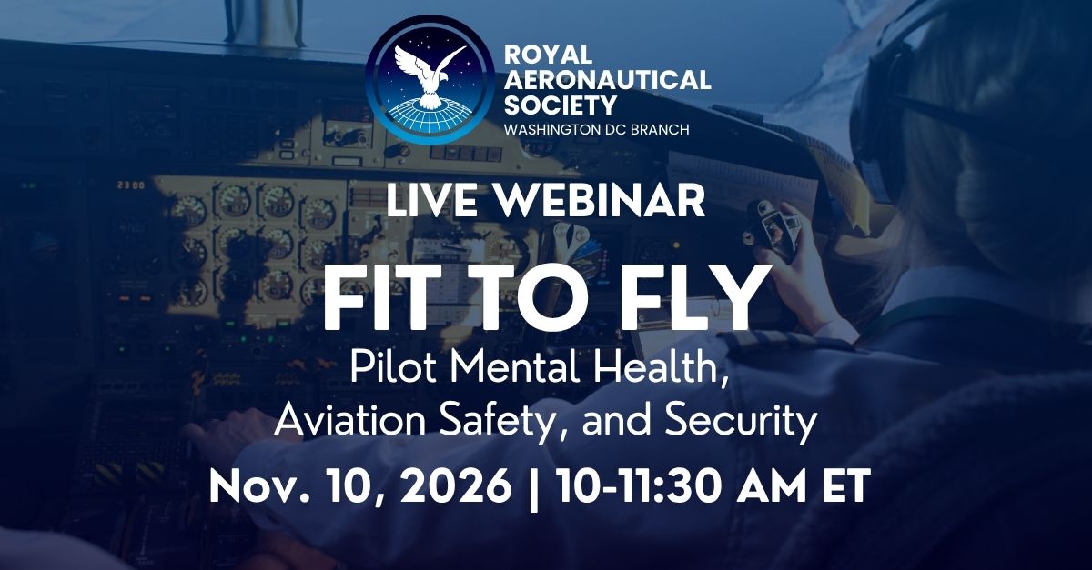 RAeS Pilot Mental Health Webinar Announcement – LinkedIn